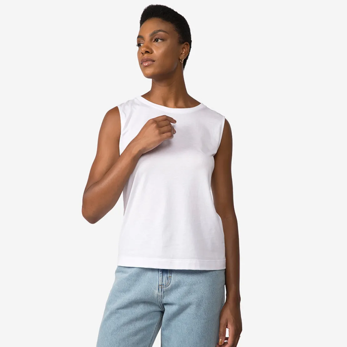 Regatas>Basico.com Regata Everyday Feminina - Branco