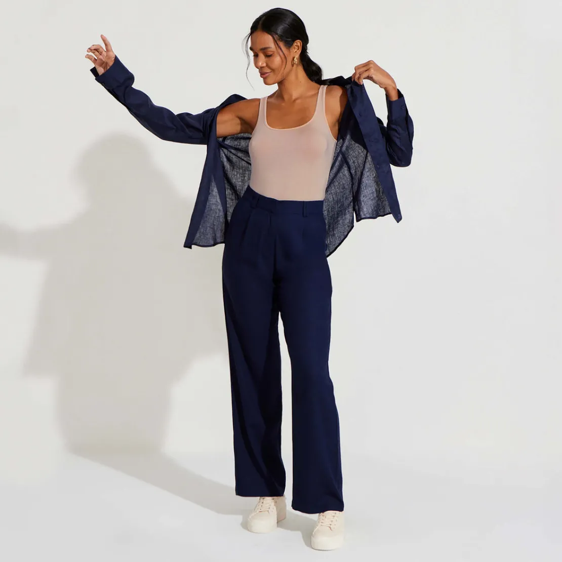 Regatas | Regatas>Basico.com Regata Undershirt Micromodal Feminina - Bege Camel