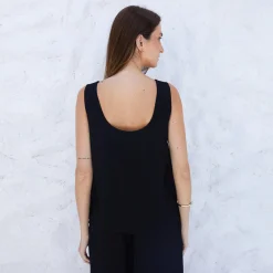 Regatas>Basico.com Regata Viscose Feminina - Preto