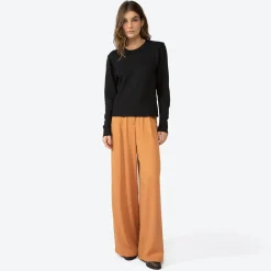 Tricot | Feminino>Basico.com Suéter Tricot Viscose Feminino - Preto