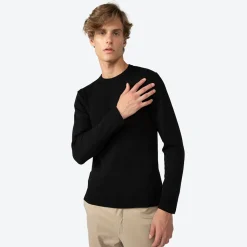 Tricot>Basico.com Suéter Tricot Viscose Masculino - Preto