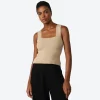 Tops | Tricot>Basico.com Top Tricot Viscose Feminino - Bege
